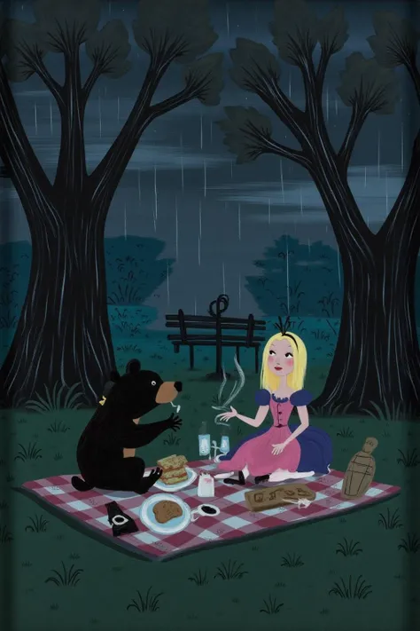 The Blair Art Project: Mary Blair Disney Alice in Wonderland Color Styling/Conceptual Artwork