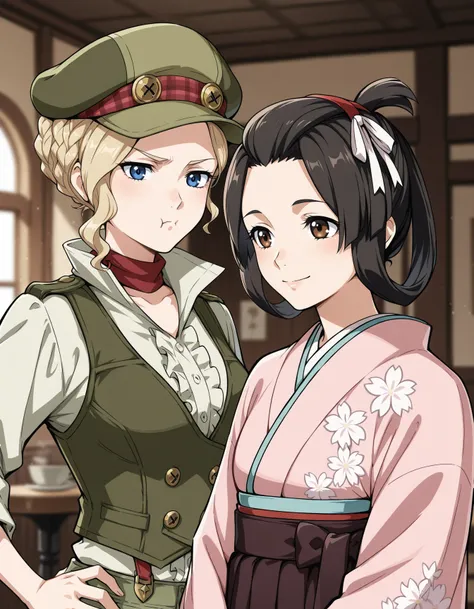 Gina ジーナ and Susato 寿沙都 / The Great Ace Attorney 大逆転裁判