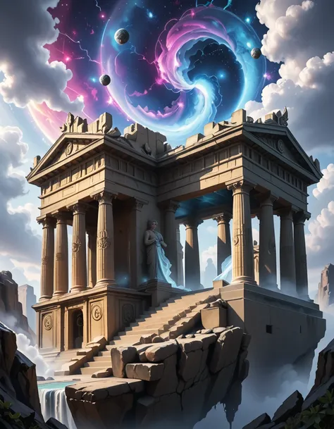 ancient abandoned temple pony