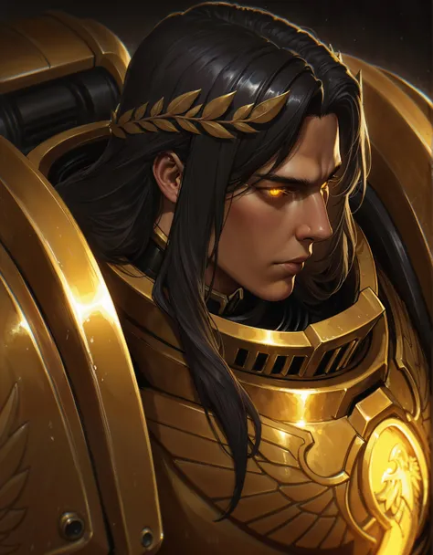 The Emperor of Mankind Warhammer 40K | illustrious