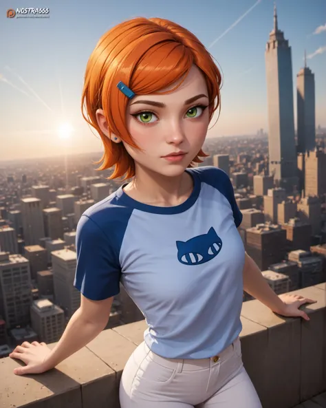 Gwen Tennyson Ben 10 + Lucky girl
