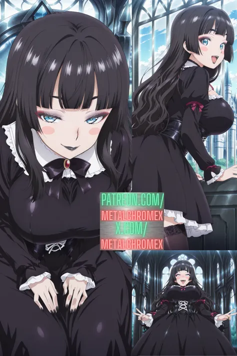 Emi Erokuro (MetalchromeX's official mascot character!)