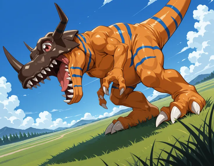 Greymon - Digimon ( Illustrious )