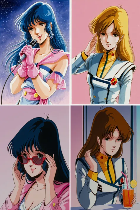 [illustrious XL] Haruhiko Mikimoto/美树本晴彦 《MACROSS》/《超时空要塞》《GunBuster》/《飞跃巅峰》 - Artist Style