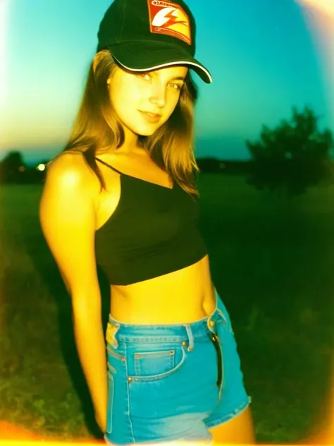 90s flash photo