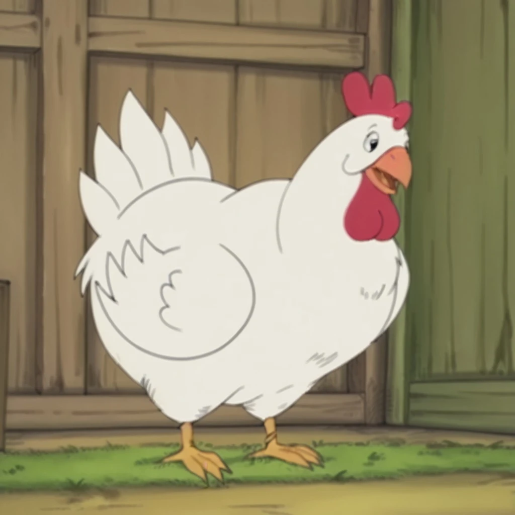 masterpiece, best quality, amazing quality,  HenLBil, feral, female chicken, white feathers, black eyes, wings, inside, full body, <lora:6a858359-00f9-4c3a-b515-035c8e0f4abf:1.0>