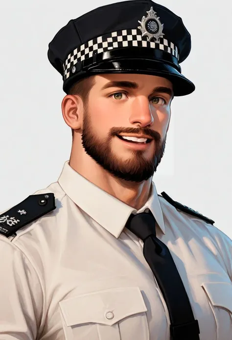 chequered police helmet (UK police hat)_rel_260420