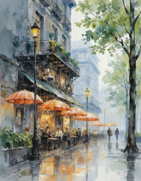 Watercolor painting