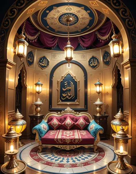 genie lamp interior pony