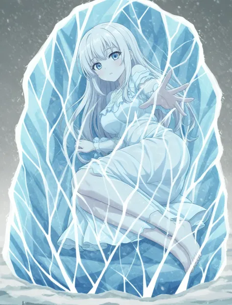 Ice Prison/trapped in ice 氷漬け