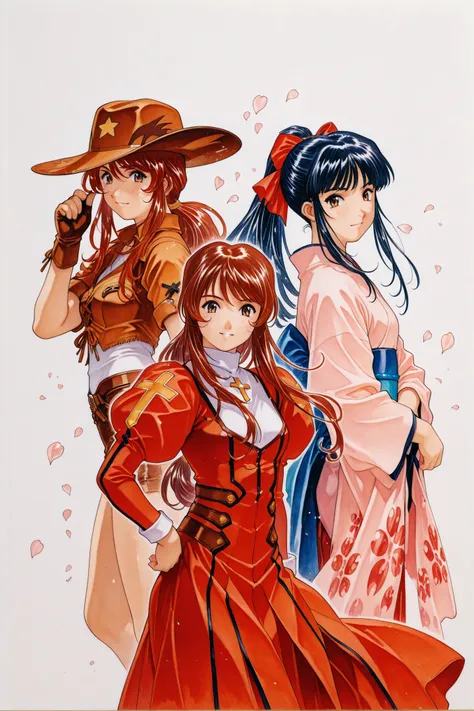 [illustrious XL] 23 in 1，Kousuke Fujishima/藤岛康介 《Sakura Wars 1-5》/《樱花大战1-5》- Artist Style