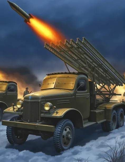 82mm BM-8"Katyusha" /  8連装ロケット砲「カチューシャ」