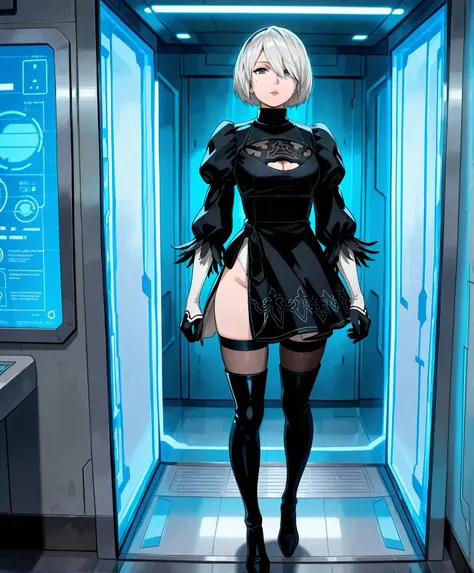 Female Android, Motion-stopping , 女性型アンドロイド 行動停止