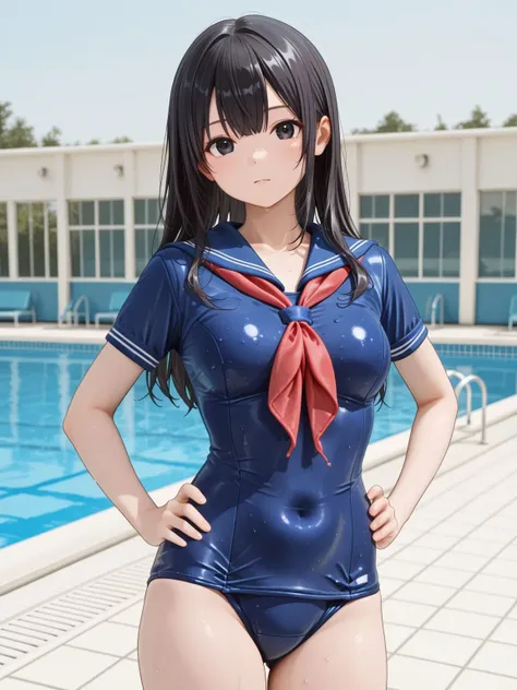 [IL / Pony] Sailor School Swimsuit