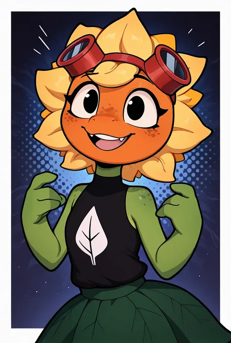 Human and Anthro Solar Flare -- Plants vs. Zombies heroes PVZ    Noob v-pred + illust + 1.5