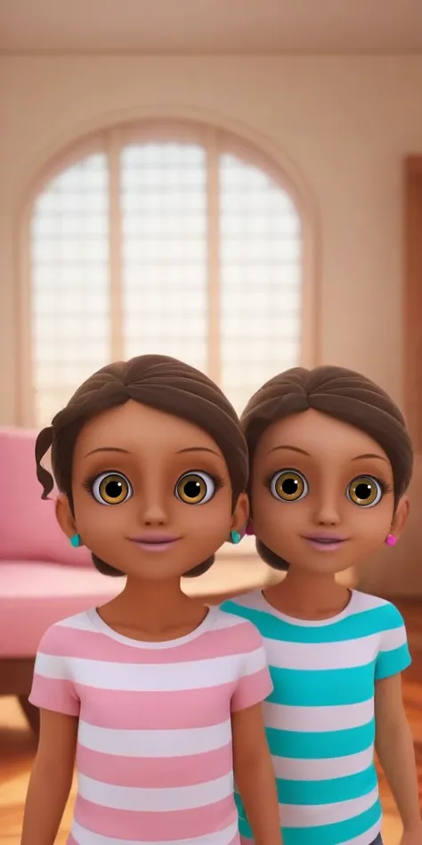 Ella & Etta Cesaire, Ladybug, Miraculous. Different models and attires.