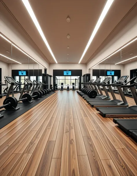 modern gym illu