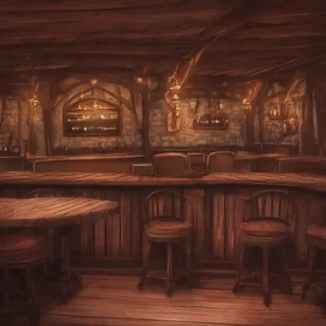 Adventures' Guild Interior (冒険者ギルドの店内)