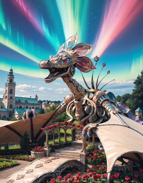 Rosie, the Floral Dragon Rose Garden - V1 - Tomorrowland