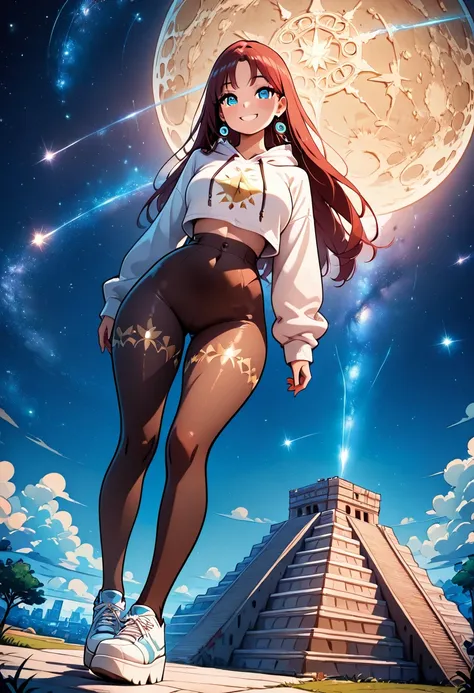 Chichen Itza: Temple of Kukulcán (Yucatan, Mexico) [Illustrious & Pony]