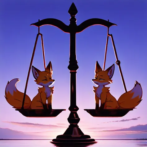 Balance Scales (and sitting on them) Illustrious