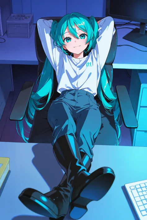 (IL Pose) Feet on Table / Crossed Ankles / Outstretched Legs | 伸直的腿