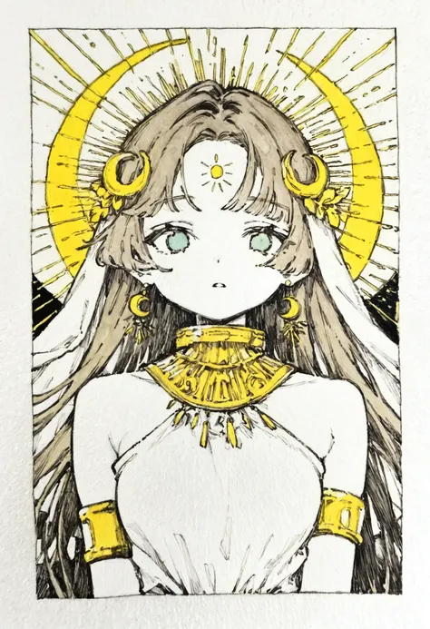 monochrome/yellow | Illustrious Style Lora