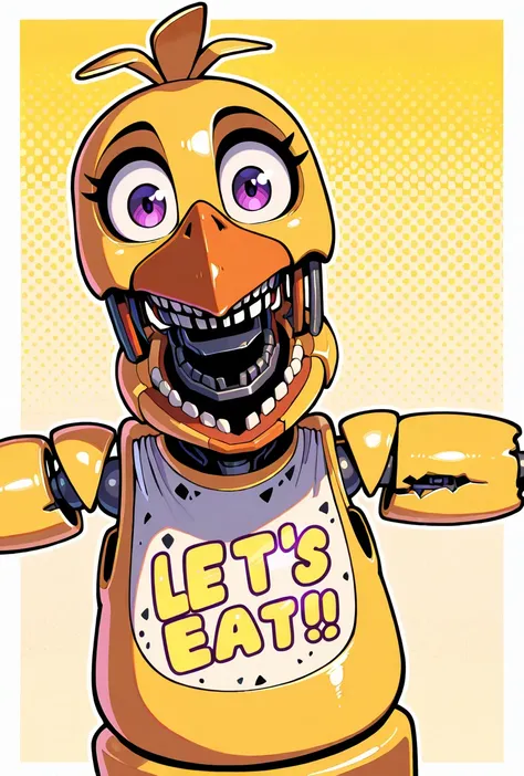 Withered Chica FNAF / Five Nights at Freddy's illust