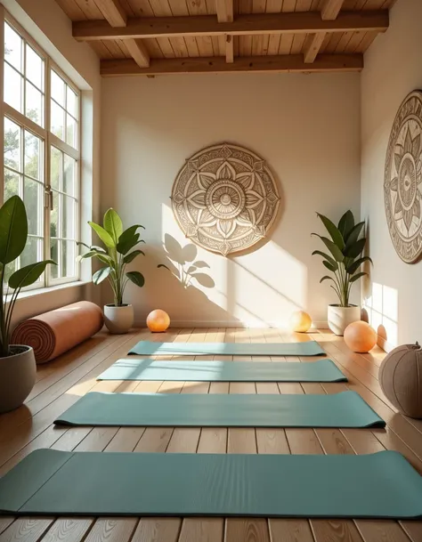 yoga studio illu