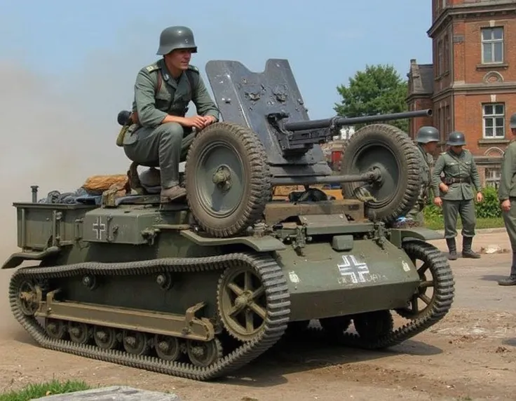 Renault UE with 3,7cm Pak 36 Anti Tank Gun