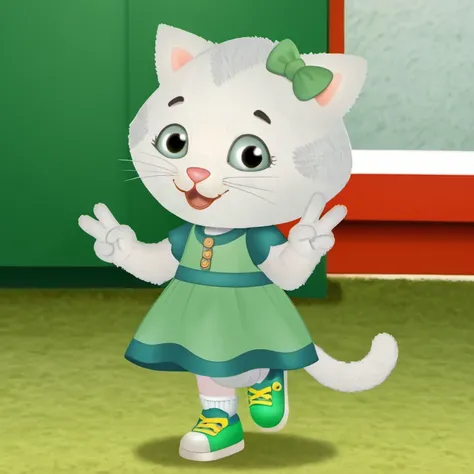 [COMMISSION] Katerina Kittycat (Daniel Tiger's Neighborhood)