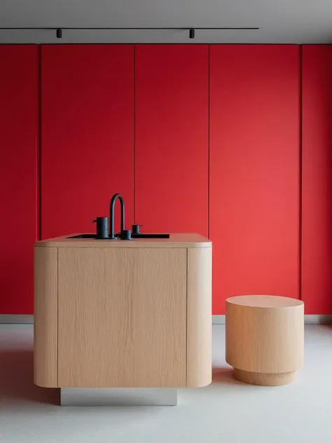 FLUX-The strong contrast in the interior is designed