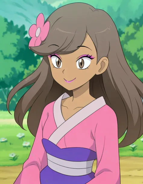 Blossom (furisode girl, trainer from pokemon) ふりそで