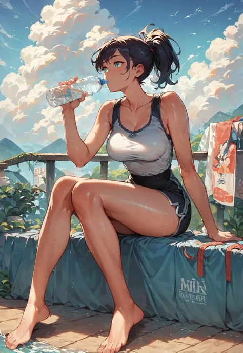 Unfazed Drinking Poses