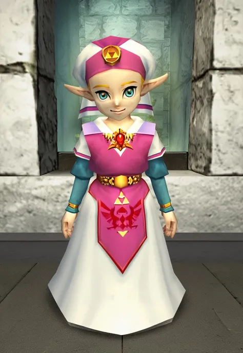 Princess Zelda (zelda ocarina of time, OoT) 3Ds Ver Pony