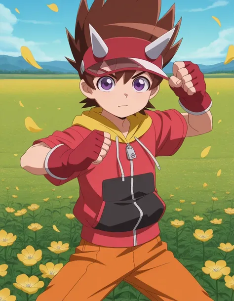 Ryuuta "Max Taylor" Kodai (古代 リュウタ) - Dinosaur King (Kodai Ouja Kyouryuu King) (古代王者 恐竜キング Ｄキッズアドベンチャー) - COMMISSION
