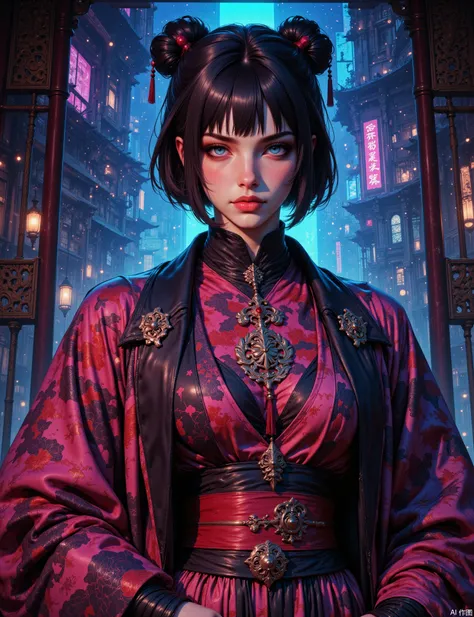 OB半写实肖像画 Semi-realistic portrait painting
