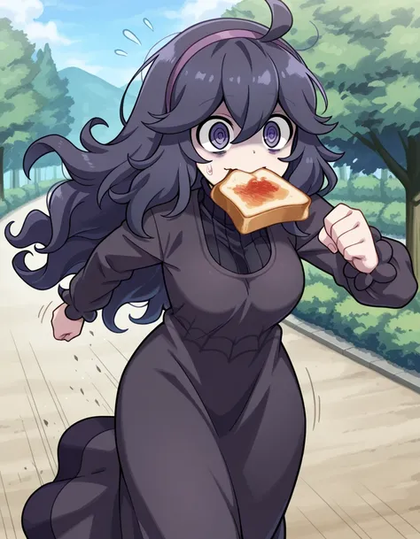 Food In Mouth Running - Poses