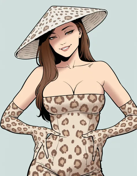 Leopard Print Corset + Rice Hat | We Can Uh Uh In It | ILXL