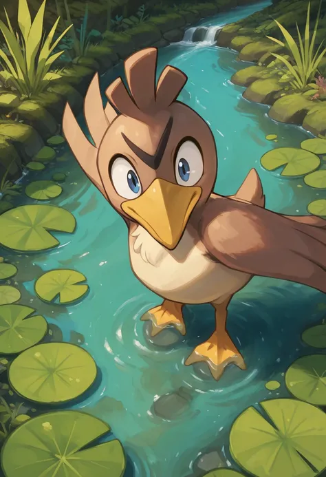 Farfetchd: Leeky Duck | カモネギ (Pokedex #0083) [Illustrious]