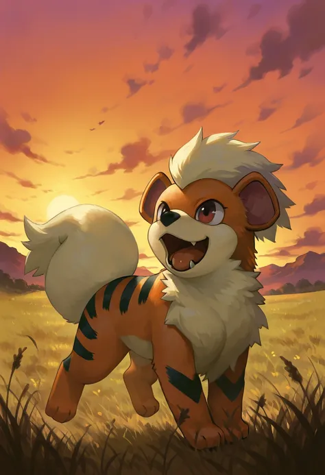 Growlithe: Fiery Good Boy | ガーディ (Pokedex #0058) [Illustrious]