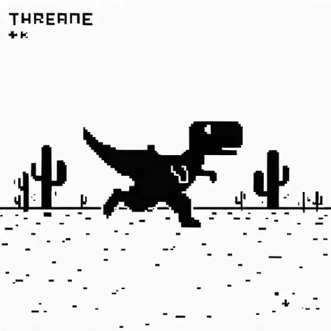 Lonely T-Rex / Google Chrome Dinosaur