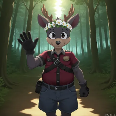 Toon Town OC - requested (Myles the Deer)