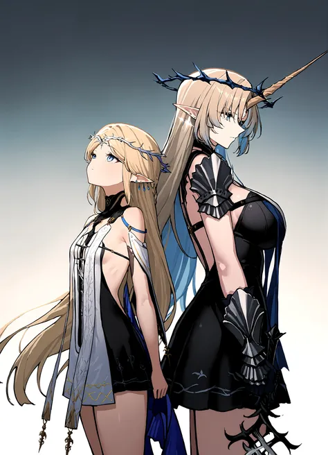[IL & PONY & SD1.5] Wuthering Waves - Cartethyia & Fleurdelys (4 in 1) | 卡提希娅 & 芙露德莉斯