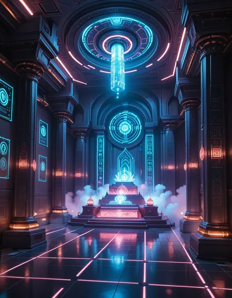 cyberpunk temple pony