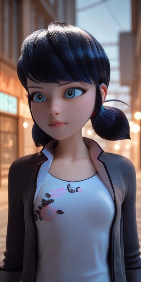 Marinette Dupain-Cheng, Ladybug, Miraculous. Different models and attires.