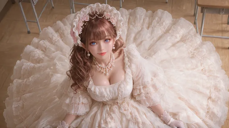 [FIN|IL DRESS 12] Lolita Dress Lunar Gala: Where Moonbeams Weave Chiffon into Celestial Maps