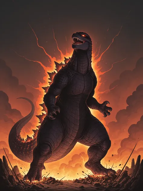[IDW Publishing (James Stokoe Et al)] Godzilla in Hell Comic Miniseries Style Illustrious