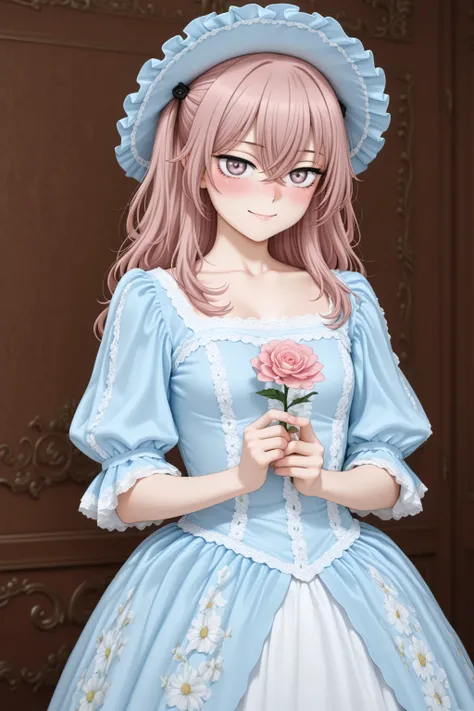 Blue Rococo Style Vintage Masquerade Dress - Illu