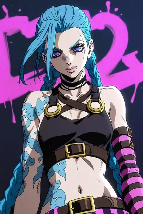 Jojo's Bizarre Adventure style illustriousXL